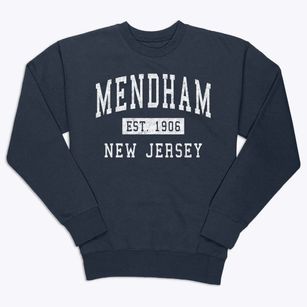 Mendham New Jersey Classic Established Premium Crewneck Sweatshirt