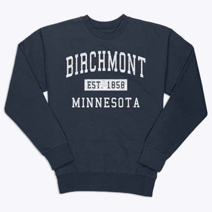 Birchmont Minnesota Classic Established Premium Crewneck Sweatshirt