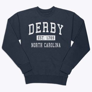 Derby North Carolina Classic Established Premium Crewneck Sweatshirt