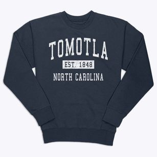 Tomotla North Carolina Classic Established Premium Crewneck Sweatshirt