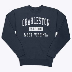 Charleston West Virginia Classic Established Premium Crewneck Sweatshirt