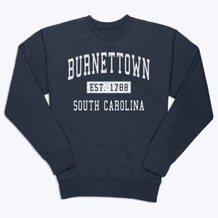 Burnettown South Carolina Classic Established Premium Crewneck Sweatshirt