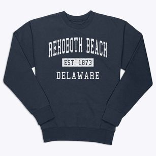 Rehoboth Beach Delaware Classic Established Premium Crewneck Sweatshirt
