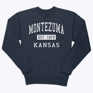 Montezuma Kansas Classic Established Premium Crewneck Sweatshirt