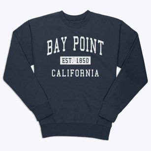 Bay Point California Classic Established Premium Crewneck Sweatshirt