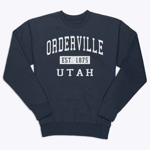 Orderville Utah Classic Established Premium Crewneck Sweatshirt