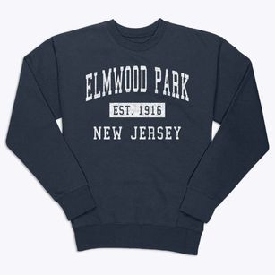 Elmwood Park New Jersey Classic Established Premium Crewneck Sweatshirt