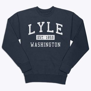 Lyle Washington Classic Established Premium Crewneck Sweatshirt
