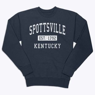Spottsville Kentucky Classic Established Premium Crewneck Sweatshirt