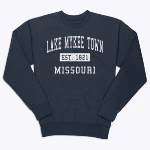 Lake Mykee Town Missouri Classic Established Premium Crewneck Sweatshirt