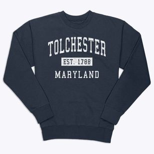 Tolchester Maryland Classic Established Premium Crewneck Sweatshirt