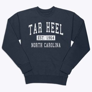 Tar Heel North Carolina Classic Established Premium Crewneck Sweatshirt