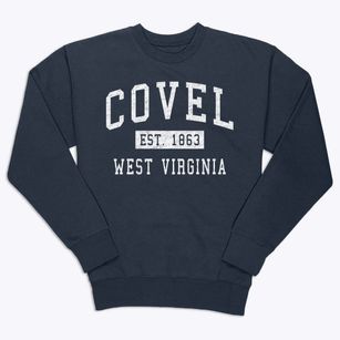 Covel West Virginia Classic Established Premium Crewneck Sweatshirt