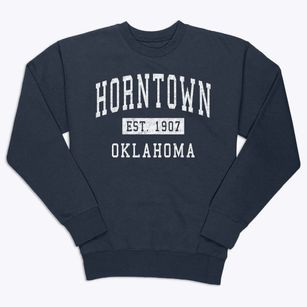 Horntown Oklahoma Classic Established Premium Crewneck Sweatshirt