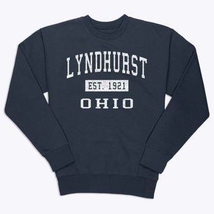 Lyndhurst Ohio Classic Established Premium Crewneck Sweatshirt