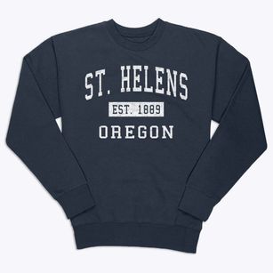 St. Helens Oregon Classic Established Premium Crewneck Sweatshirt