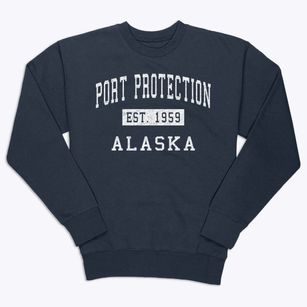 Port Protection Alaska Classic Established Premium Crewneck Sweatshirt