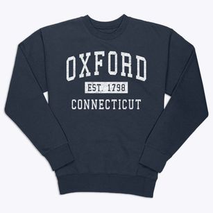 Oxford Connecticut Classic Established Premium Crewneck Sweatshirt