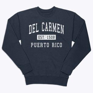 Del Carmen Puerto Rico Classic Established Premium Crewneck Sweatshirt