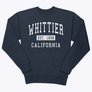 Whittier California Classic Established Premium Crewneck Sweatshirt