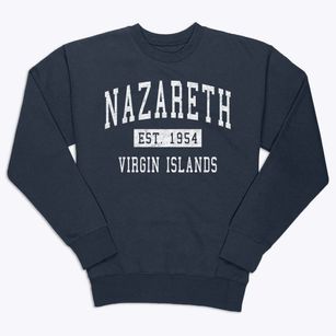 Nazareth Virgin Islands Classic Established Premium Crewneck Sweatshirt