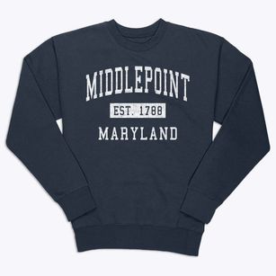 Middlepoint Maryland Classic Established Premium Crewneck Sweatshirt