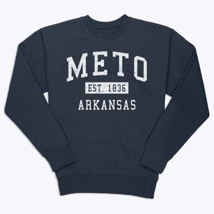 Meto Arkansas Classic Established Premium Crewneck Sweatshirt