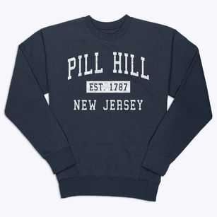 Pill Hill New Jersey Classic Established Premium Crewneck Sweatshirt