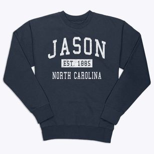 Jason North Carolina Classic Established Premium Crewneck Sweatshirt