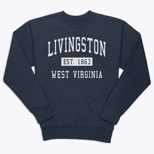Livingston West Virginia Classic Established Premium Crewneck Sweatshirt