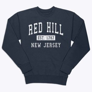 Red Hill New Jersey Classic Established Premium Crewneck Sweatshirt