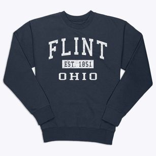 Flint Ohio Classic Established Premium Crewneck Sweatshirt