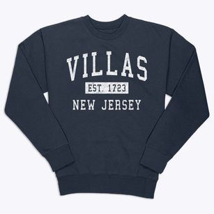 Villas New Jersey Classic Established Premium Crewneck Sweatshirt