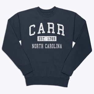 Carr North Carolina Classic Established Premium Crewneck Sweatshirt