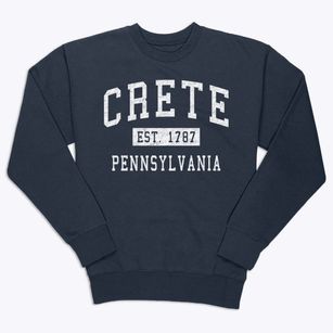 Crete Pennsylvania Classic Established Premium Crewneck Sweatshirt
