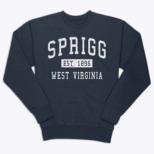 Sprigg West Virginia Classic Established Premium Crewneck Sweatshirt