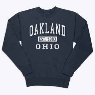 Oakland Ohio Classic Established Premium Crewneck Sweatshirt
