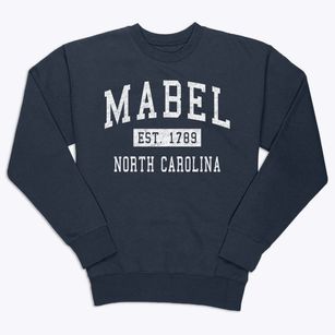Mabel North Carolina Classic Established Premium Crewneck Sweatshirt