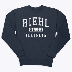 Riehl Illinois Classic Established Premium Crewneck Sweatshirt
