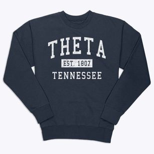 Theta Tennessee Classic Established Premium Crewneck Sweatshirt