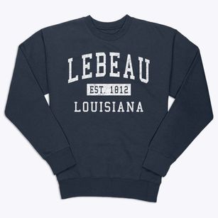Lebeau Louisiana Classic Established Premium Crewneck Sweatshirt