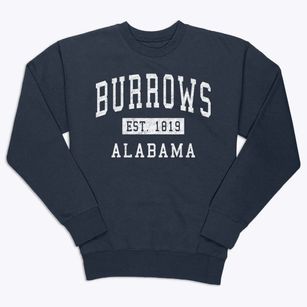 Burrows Alabama Classic Established Premium Crewneck Sweatshirt