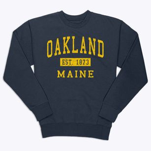 Oakland Maine Classic Established Premium Crewneck Sweatshirt