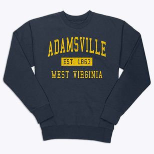 Adamsville West Virginia Classic Established Premium Crewneck Sweatshirt