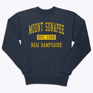 Mount Sunapee New Hampshire Classic Established Premium Crewneck Sweatshirt