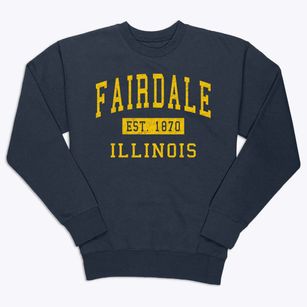 Fairdale Illinois Classic Established Premium Crewneck Sweatshirt