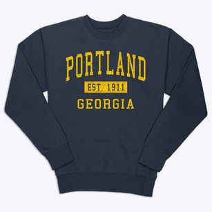 Portland Georgia Classic Established Premium Crewneck Sweatshirt
