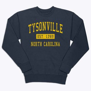 Tysonville North Carolina Classic Established Premium Crewneck Sweatshirt