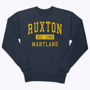 Ruxton Maryland Classic Established Premium Crewneck Sweatshirt