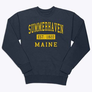 Summerhaven Maine Classic Established Premium Crewneck Sweatshirt